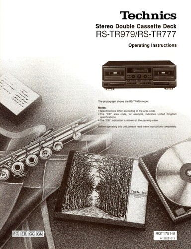Technics tr777 cassette - technics, rs-tr777