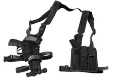 VEGA HOLSTER 2V70 FONDINA  SPALLACCIO ASCELLARE CORDURA SERIE MP5 - VERDE E NERO