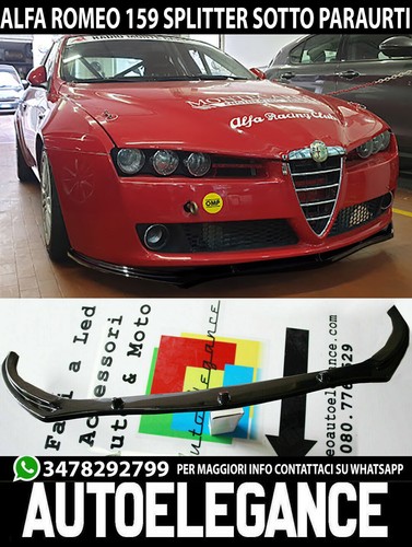 Alfa romeo 159 splitter - romeo,