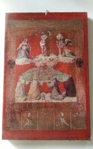 Quadro decoupage legno