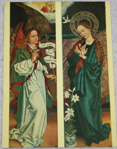 Cartolina annunciazione - cartolina, l'annunciazione