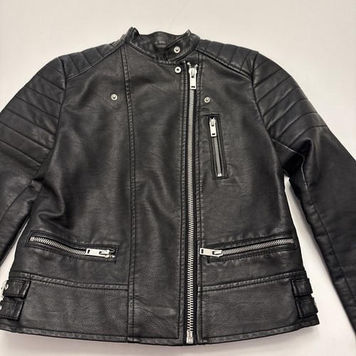 Giacca ecopelle zara basic - giacca,