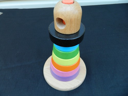 Piramide impilabile legno - piramide,