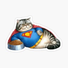 Action Cat - Adesivo gatto