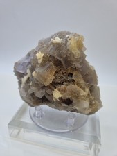 Minerali fluorite con barite - con,