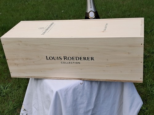 Beautiful wooden champagne box