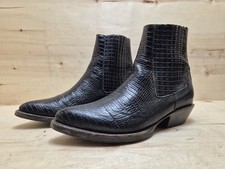 ASH SCARPE DA DONNA STIVALETTI COWBOY STIVALETTI CHEALSEA BOOTS TAGLIA:37 UK:4 NERI