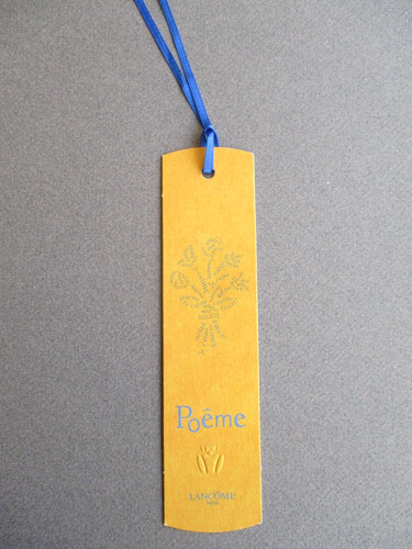 Bookmark lancome poeme perfume - lancome,