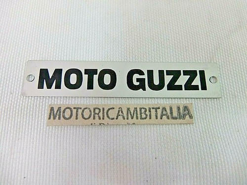 Per moto guzzi - 1, targhetta