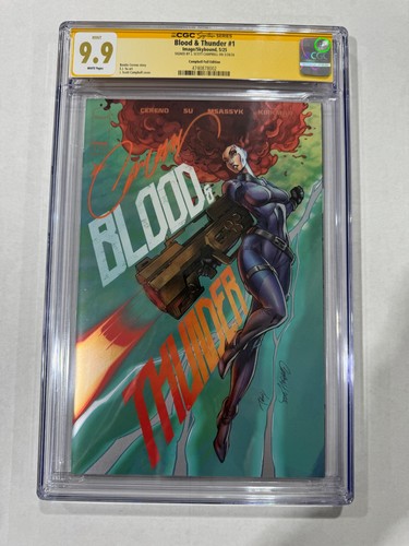 Blood thunder cgc 9 - thunder, 9.9