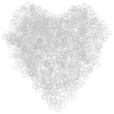  2000 Pcs Tampon Rond En