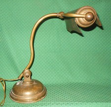 Lampada ottone inclinabile