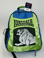 ZAINO SCUOLA TEEN ESTENSIBILE NEW WAY SPORT LONSDALE BLU/VERDE