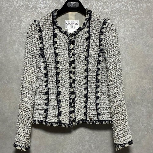 Giacca chanel tweed seta - giacca, di