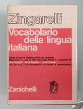 VOCABOLARIO DELLA LINGUA ITALIANA ZINGARELLI 1970 - ZANICHELLI