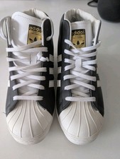 Scarpe da ginnastica Adidas Superstar con zeppa nascosta taglia 6 ottime condizioni