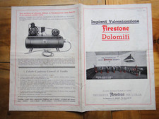 1933-Impianti Vulcanizzazione FIRESTONE DOLOMITI-Pneumatici per auto e moto