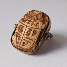Anello Scarabeo Egiziano Stile