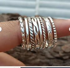 Anelli impilabili in argento