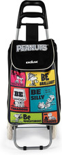 Peanuts Be Carrello Porta Spesa, Capacità 38 L, Sacca Rimovibile, Idrorepellente