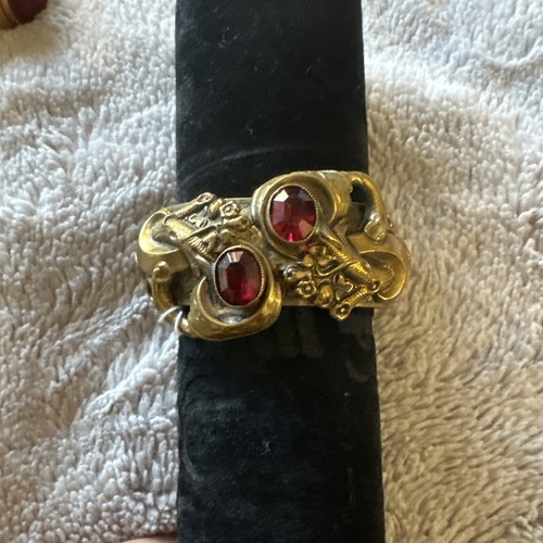 Bracciale rigido antico decò - bracciale,