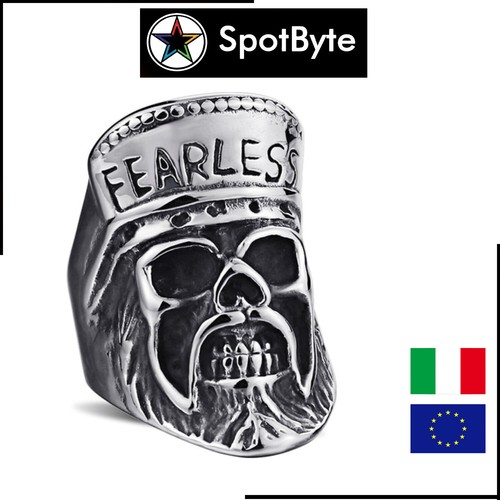 Anello uomo teschio scheletro - teschio,