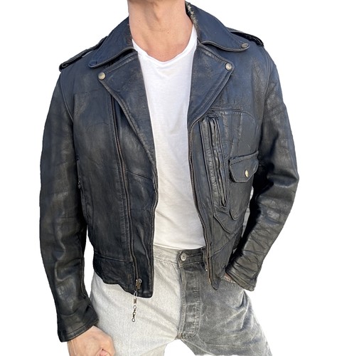 Rara giacca moto biker pelle - rara,