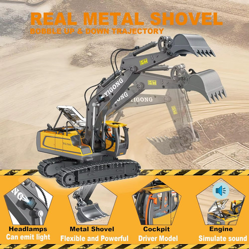 4wd escavatore radiocomandato - 4wd,
