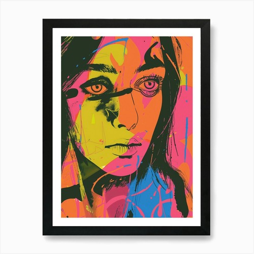 Ritratto ragazza stampa - ragazza,