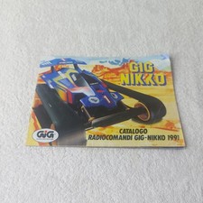 GIG NIKKO CATALOGO RADIOCOMANDI VINTAGE 1991