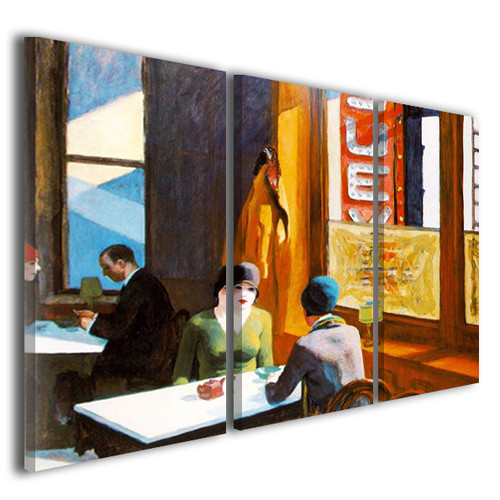 Stampe tela canvas hopper - su,