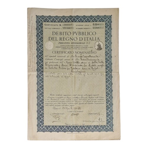 Debito pubblico del regno - pubblico,