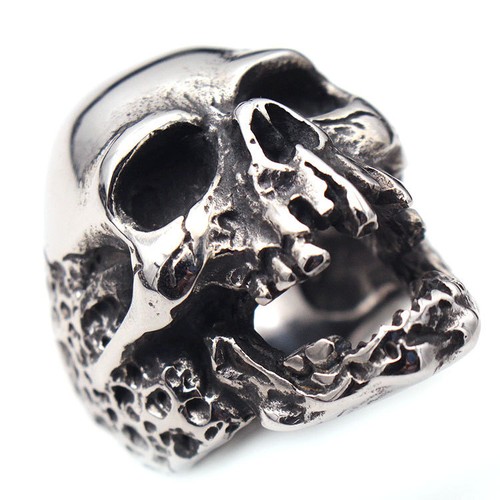 Anello vintage testa - anello, teschio