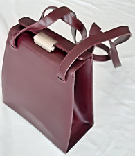 Borsa Borsetta Donna a Tracolla Mandarina Duck in pelle Ottima colore bordeaux