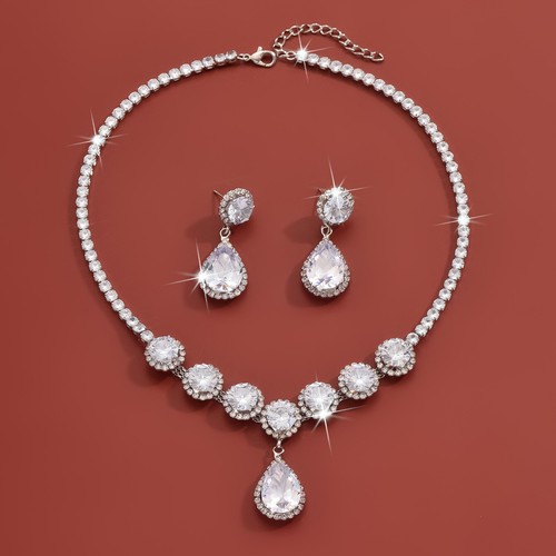 Set orecchini collana goccia - orecchini, a