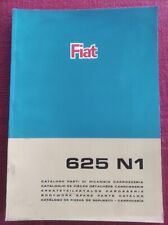 FIAT 625 N1 625N1  Catalogo Ricambi CARROZZERIA ORIGINALE  1966  1° Edizione