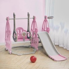 Altalena da giardino per bambini scivolo e arrampicata set bambini bambino interno esterno parco giochi giocattolo