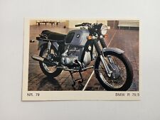 FIGURINA AUTO E MOTO SUPER RAF 1972 BMW R 75/5 n 79 MAI ATTACCATA