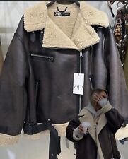 zara giacca lunga double face