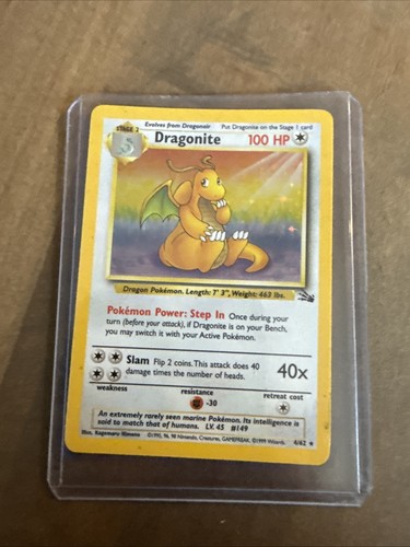 Dragonite fossil holo - fossil,