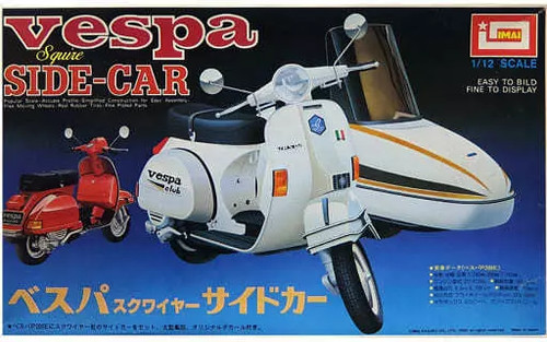 Vespa squire sidecar kit - sidecar, 1/12