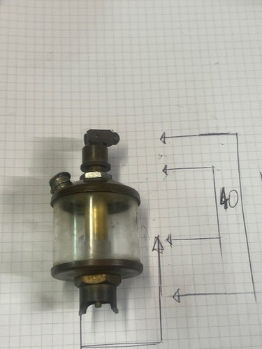 Oliatore ottone meccanico a - oliatore,