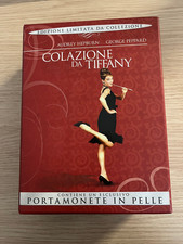 "COLAZIONE DA TIFFANY" cofanetto con portamonete in pelle, Paramount, DVD