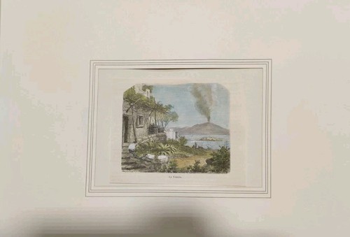Veduta del vesuvio capri - vesuvio,