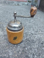 VINTAGE MACININO CAFFè TRE SPADE CILINDRICO VERDE VECCHIO MACINA CAFFE