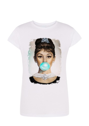 Shirt audrey hepburn disegno - audrey,