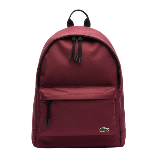 Zaino uomo lacoste bordeaux - lacoste,