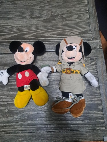Mickey and minnie mouse plush - and,