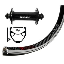 ruota anteriore completa 28