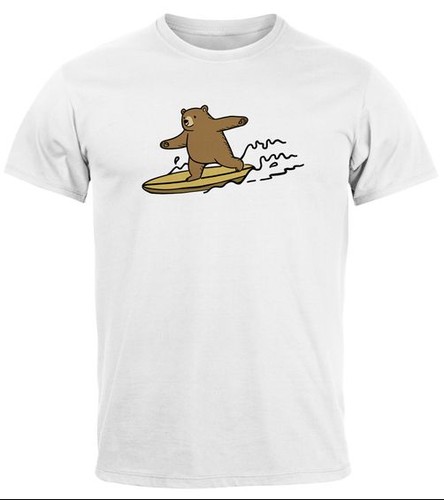 Shirt uomo stampa orso - t-shirt,